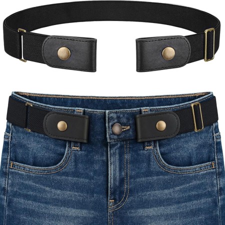 (1 pcs) Invisible Buckleless Stretch Belt